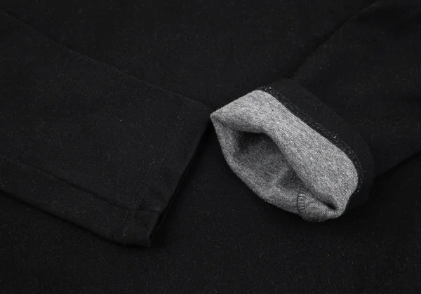 コムデギャルソンCOMME des GARCONS 製品染めワンポイントロゴ刺繍ハイネックカットソー 黒M位 K-97272_008