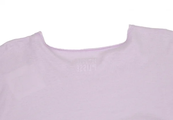 オムプリッセ イッセイ ミヤケHOMME PLISSE ISSEY MIYAKE インサイドアウト裁ち切りビッグシルエットTシャツ ラベンダー2 K-97293_010