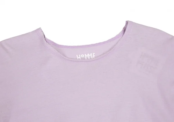 オムプリッセ イッセイ ミヤケHOMME PLISSE ISSEY MIYAKE インサイドアウト裁ち切りビッグシルエットTシャツ ラベンダー2 K-97293_002