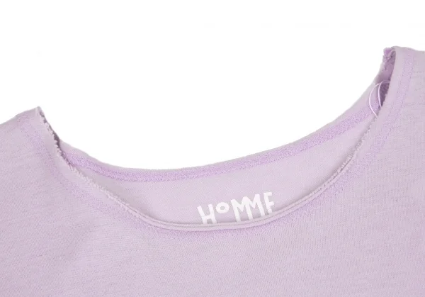 オムプリッセ イッセイ ミヤケHOMME PLISSE ISSEY MIYAKE インサイドアウト裁ち切りビッグシルエットTシャツ ラベンダー2 K-97293_003