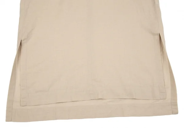 オムプリッセ イッセイ ミヤケHOMME PLISSE ISSEY MIYAKE リネンコットンハーフジッププルオーバーシャツ ベージュ2 K-97294_007