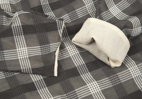 トリココムデギャルソンtricot COMME des GARCONS チェックプルオーバートップス グレーオフM位 K-97347_007