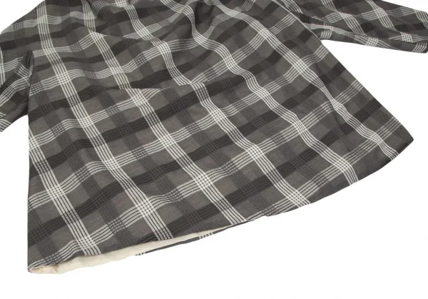 トリココムデギャルソンtricot COMME des GARCONS チェックプルオーバートップス グレーオフM位 K-97347_008