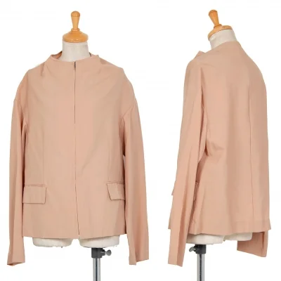 ローブドシャンブル コムデギャルソンrobe de chambre COMME des GARCONS ウールジップアップジャケット