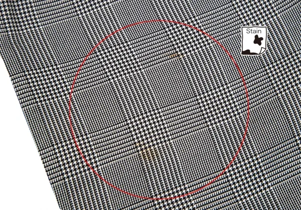 ローブドシャンブル コムデギャルソンrobe de chambre COMME des GARCONS ポリコットングレンチェックイージーワイドパンツ 白黒M位 K-97429_006