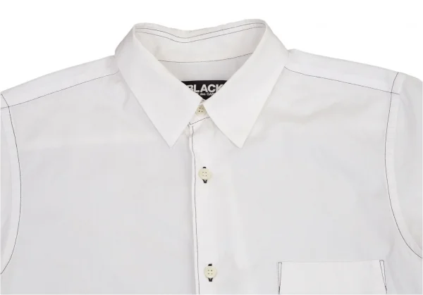 ブラックコムデギャルソンBLACK COMME des GARCONSステッチ断ち切り 