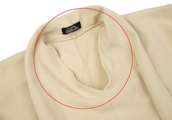 イッセイミヤケペルマネンテISSEY MIYAKEPERMANENTE コットンVネックレイヤードトップス イエローベージュM K-97585_005