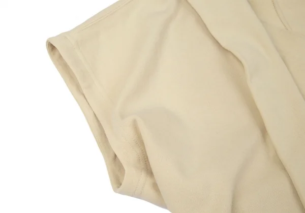 イッセイミヤケペルマネンテISSEY MIYAKEPERMANENTE コットンVネックレイヤードトップス イエローベージュM K-97585_007