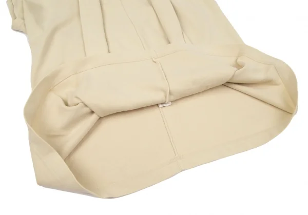 イッセイミヤケペルマネンテISSEY MIYAKEPERMANENTE コットンVネックレイヤードトップス イエローベージュM K-97585_009