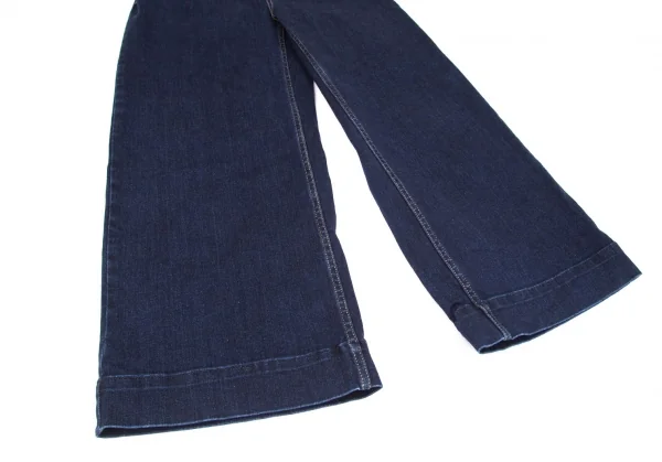 マッキントッシュMACINTOSH ベルト付きワイドデニムパンツ インディゴ36 K-97607_007