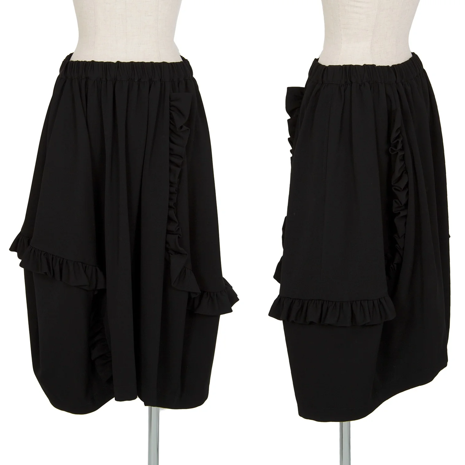 COMME des GARCONS COMME des GARCONS Wool Frill Skirt Black XS (K
