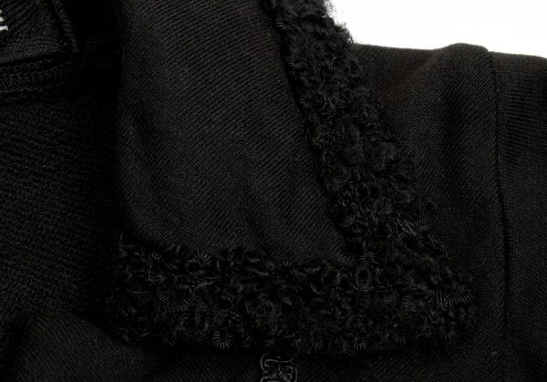 ジュンヤワタナベ コムデギャルソン JUNYA WATANABE COMME des GARCONS 製品染めブレード装飾コットンジャケット 黒SS K-97668_004