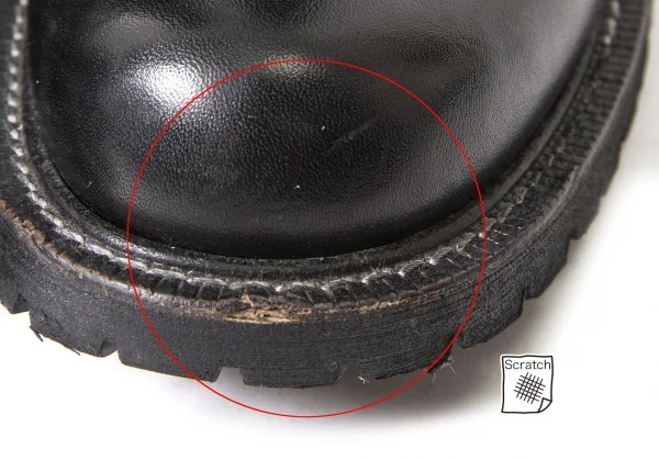 ワイズY's キャンバス切替ジップアップコンバットブーツ 黒3(23.5位) K-97669_004