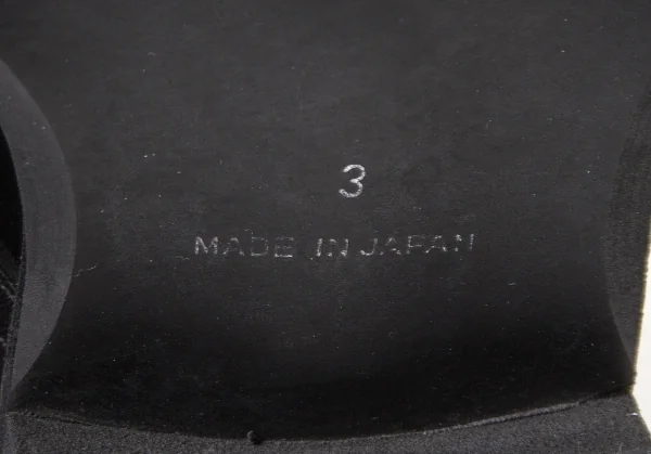 ワイズY's キャンバス切替ジップアップコンバットブーツ 黒3(23.5位) K-97669_014