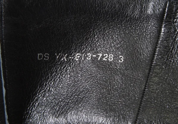 ワイズY's キャンバス切替ジップアップコンバットブーツ 黒3(23.5位) K-97669_018