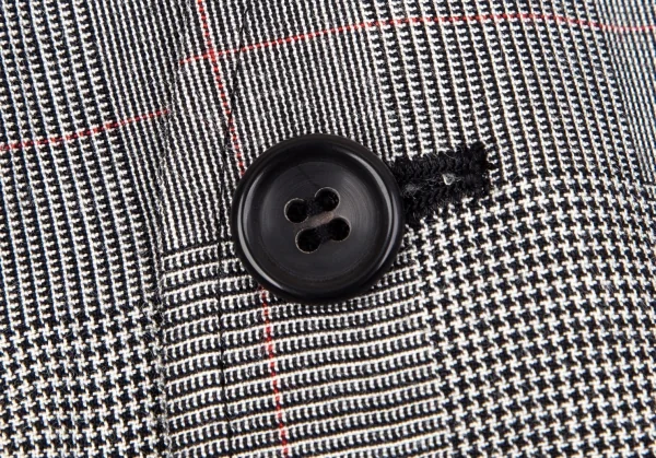 tricot COMME des GARCONS Rayon Glen Check Jacket K-97716_006