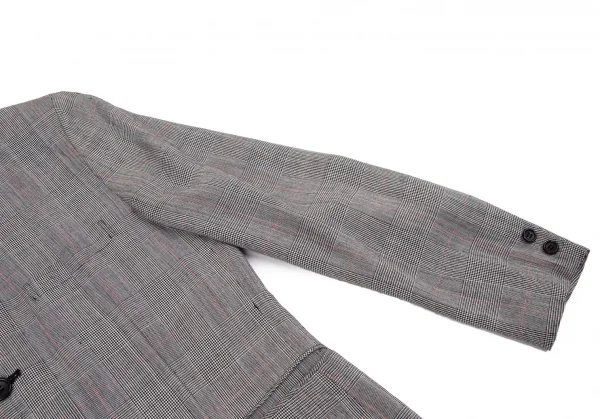 tricot COMME des GARCONS Rayon Glen Check Jacket K-97716_007