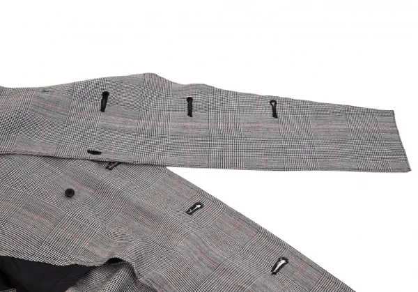 tricot COMME des GARCONS Rayon Glen Check Jacket K-97716_012