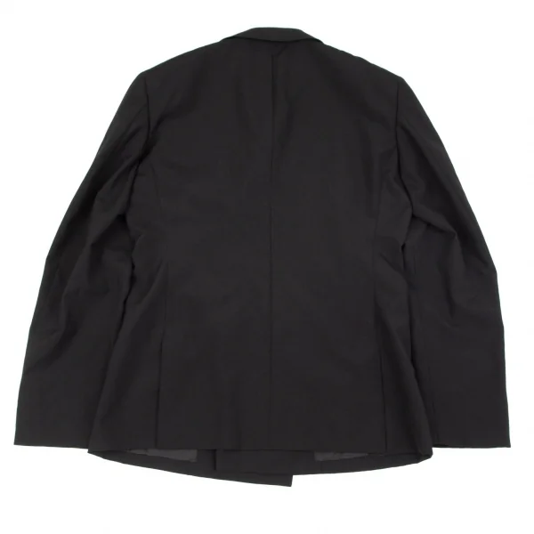 新品!コムデギャルソン オムプリュスCOMME des GARCONS HOMME PLUS ウールホック留めデザインジャケット 黒L K-97766_012