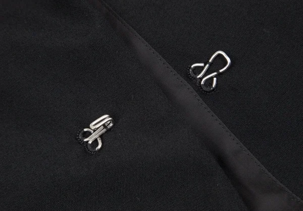 新品!コムデギャルソン オムプリュスCOMME des GARCONS HOMME PLUS ウールホック留めデザインジャケット 黒L K-97766_009