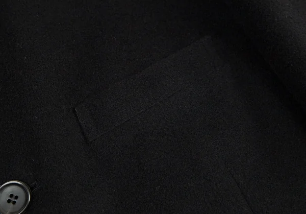 コムデギャルソン オムドゥCOMME des GARCONS HOMME DEUX ウールカシミヤチェスターコート 黒M K-97770_006