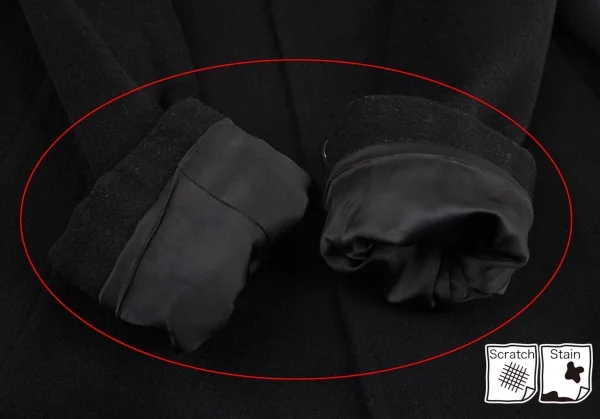 コムデギャルソン オムドゥCOMME des GARCONS HOMME DEUX ウールカシミヤチェスターコート 黒M K-97770_009