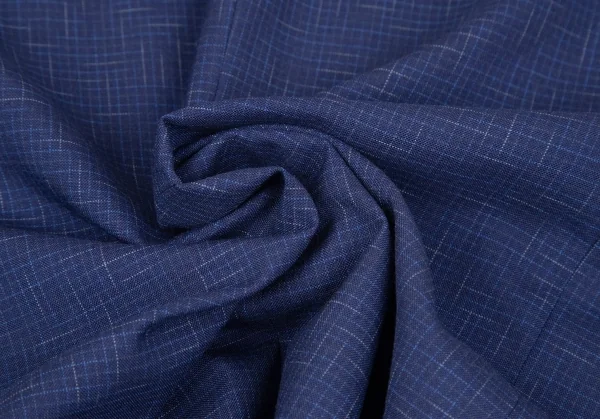 コムデギャルソンCOMME des GARCONSウール乱格子ダブルブレストジャケット 青M K-97810_014