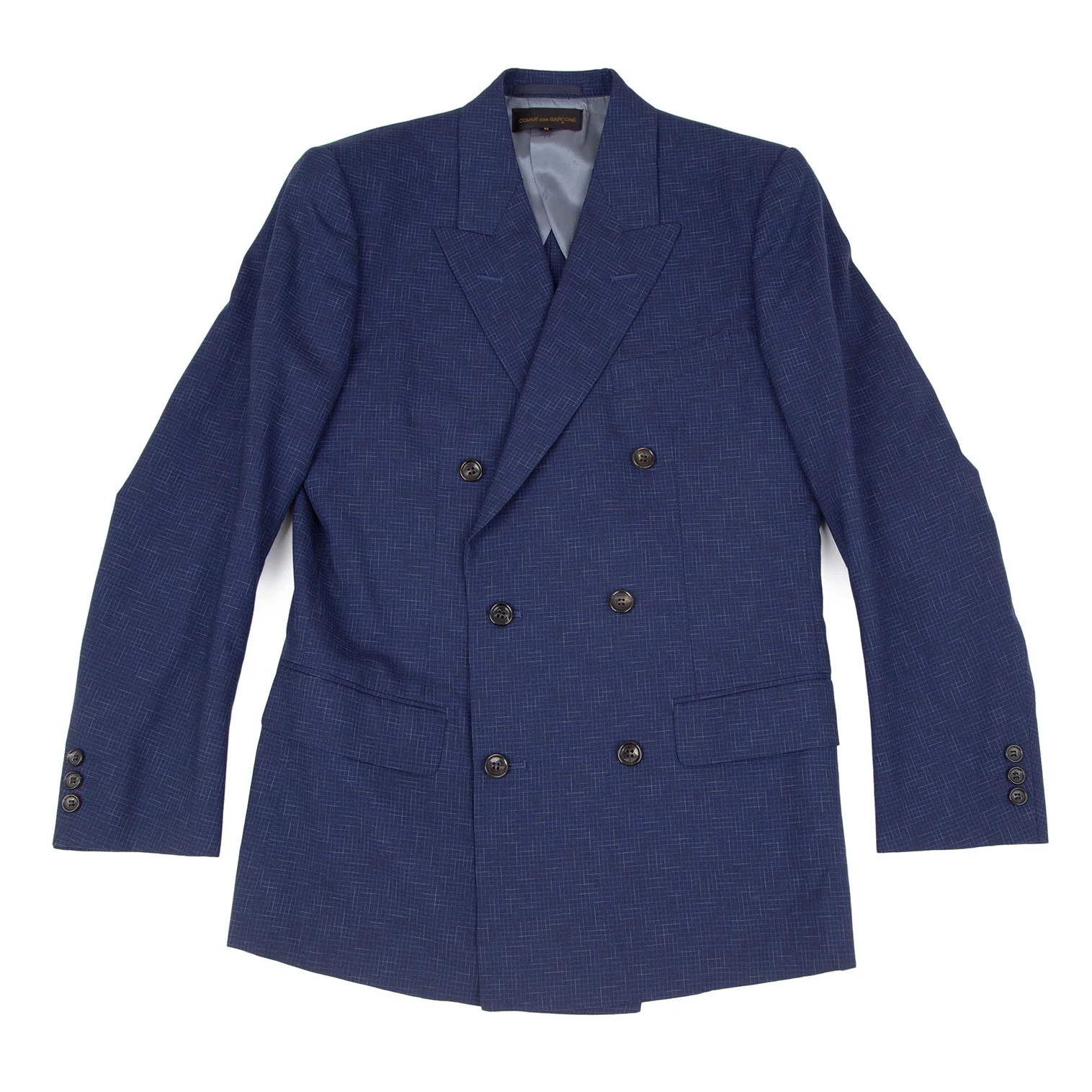 コムデギャルソン ダブルブレストジャケット グレー comme des garcons homme 80s グレー ジャケット