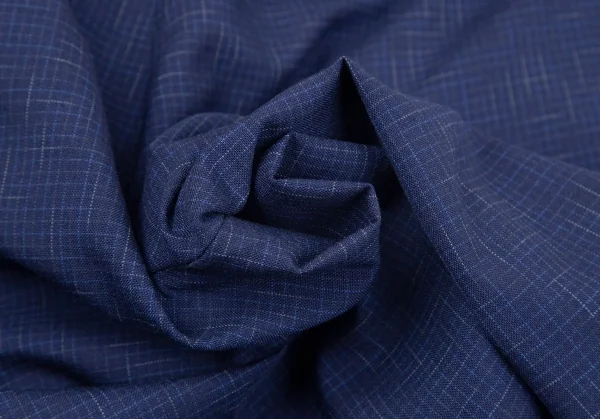 コムデギャルソンCOMME des GARCONSウール乱格子ダブルセットアップスーツ 青M K-97812_019