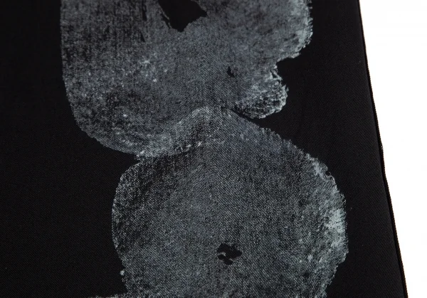 コムデギャルソンCOMME des GARCONS ウールギャバグラフィックプリントセットアップ 黒M位 K-97815_014