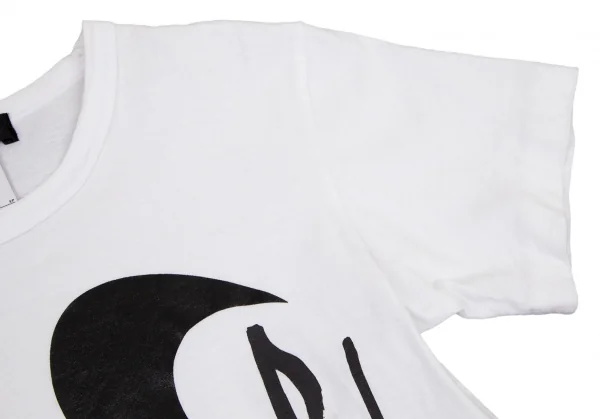 ブラックコムデギャルソン×ナイキBLACK COMME des GARCONS×NIKE 音符ロゴプリントTシャツ 白XS K-97850_004