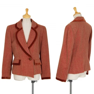 クリスチャンディオールChristian Dior ツイードクローバーカラージャケット