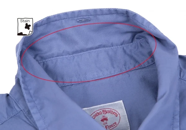 レッドフリース バイ ブルックスブラザーズRED FLEECE BY Brooks Brothers ポケットワンポイント刺繍ボタンダウンシャツ ブルーXL K-97919_004