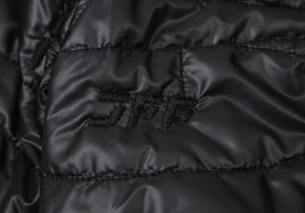 ジャンポールゴルチエJean Paul GAULTIER PARIS デザインキルティングナイロン中綿ジャケット 黒48 K-98019_018