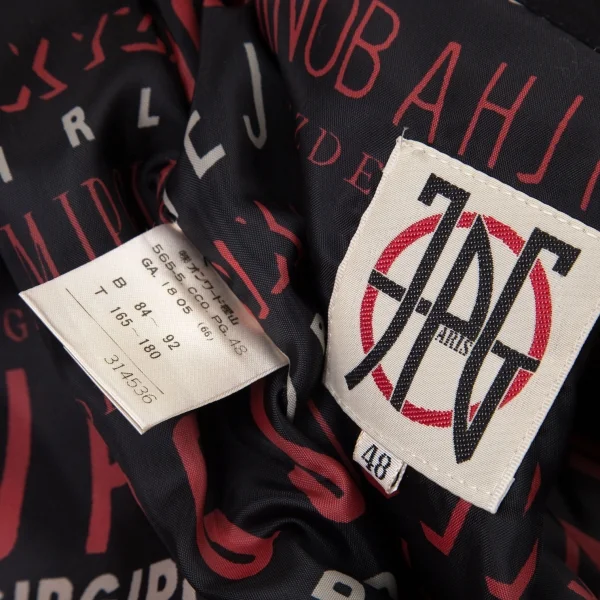 ジャンポールゴルチエJean Paul GAULTIER PARIS メルトンウールフラップポケットデザインステンカラーコート 赤48 K-98020_017