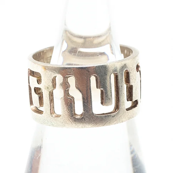 Jean-Paul GAULTIER Hollow out Silver Ring Silver US 5 K-98046_001