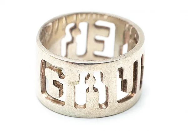 Jean-Paul GAULTIER Hollow out Silver Ring K-98046_002