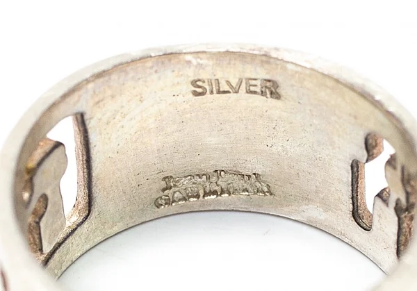 Jean-Paul GAULTIER Hollow out Silver Ring K-98046_005