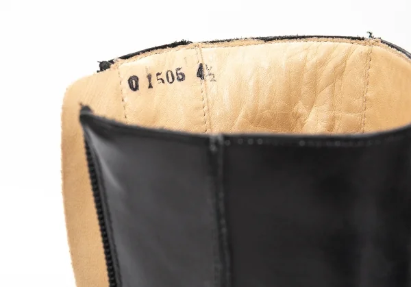 ジャンポールゴルチエJean Paul GAULTIER サイドジップレザーアウトシームブーツ 黒4 1/2(23位) K-98050_015