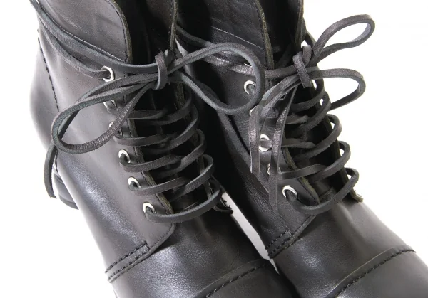 ジュンヤワタナベコムデギャルソンJUNYA WATANABE COMME des GARCONS ボビンターニングヒールショートブーツ 黒SS(23位) K-98108_010