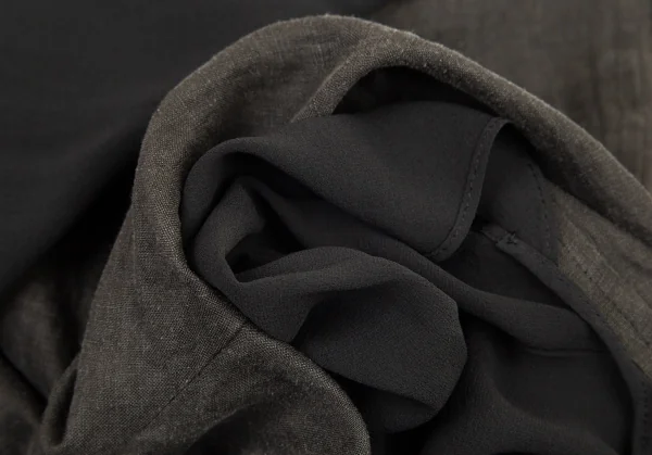 ヨウジヤマモト ノアールYohji Yamamoto NOIR シフォンスカート付きパンツ グレーチャコール2 K-98117_013