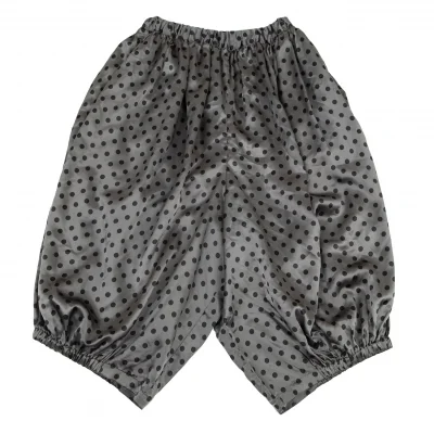 コムデギャルソンCOMME des GARCONS 製品染めドットシャイニーサルエルパンツ