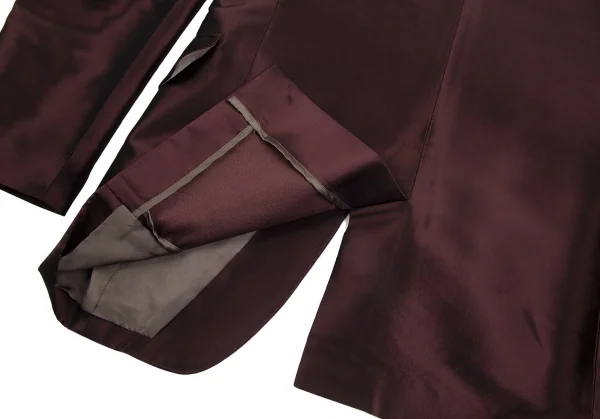 ジャンポールゴルチエ オムJean Paul GAULTIER HOMME シャイニーベストドッキングタキシードジャケット ワイン48 K-98174_017