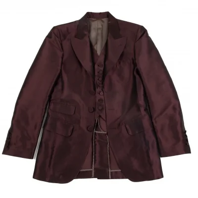 ジャンポールゴルチエ オムJean Paul GAULTIER HOMME シャイニーベストドッキングタキシードジャケット