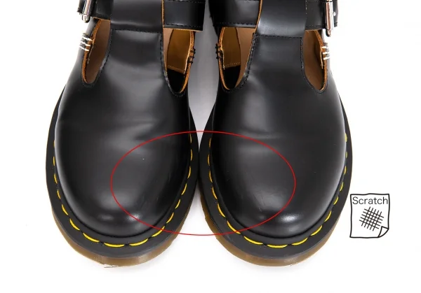 ワイズ×ドクターマーチンY's × Dr Martens POLLEY T-BAR STRAP メリー