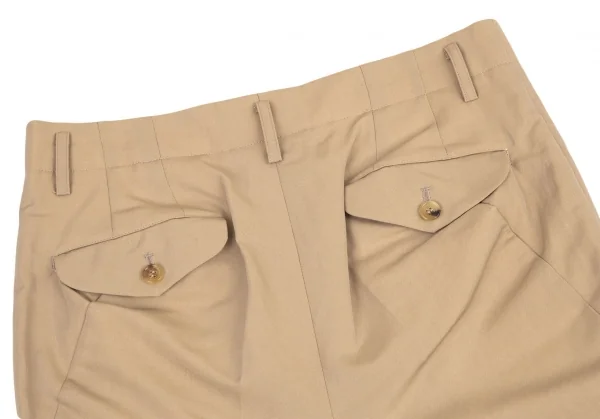 ジュンヤワタナベ コムデギャルソンJUNYA WATANABE COMME des GARCONS サイド切替ロールアップマーメイドチノスカート ベージュS K-98206_012