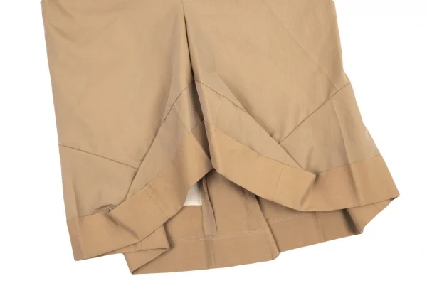 ジュンヤワタナベ コムデギャルソンJUNYA WATANABE COMME des GARCONS サイド切替ロールアップマーメイドチノスカート ベージュS K-98206_013