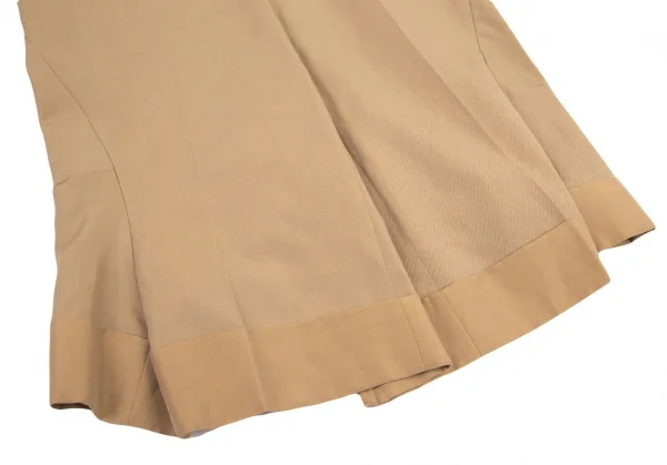 ジュンヤワタナベ コムデギャルソンJUNYA WATANABE COMME des GARCONS サイド切替ロールアップマーメイドチノスカート ベージュS K-98206_006