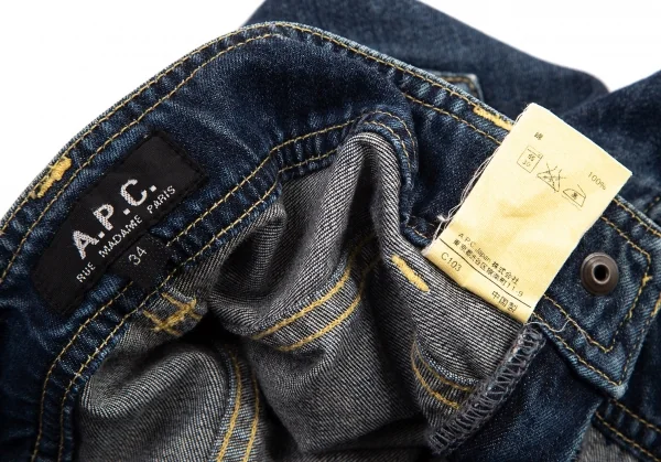 アーペーセーA.P.C. デニムショートパンツ インディゴ34 K-98234_011