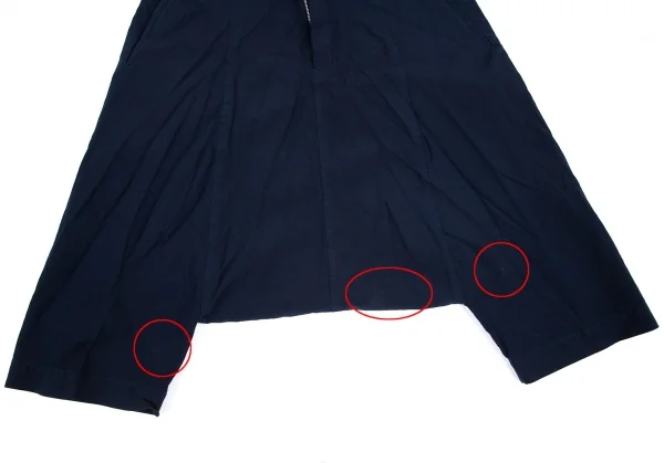 コムコム コムデギャルソンCOMME des GARCONS エステルサルエルパンツ 紺XS K-98247_010